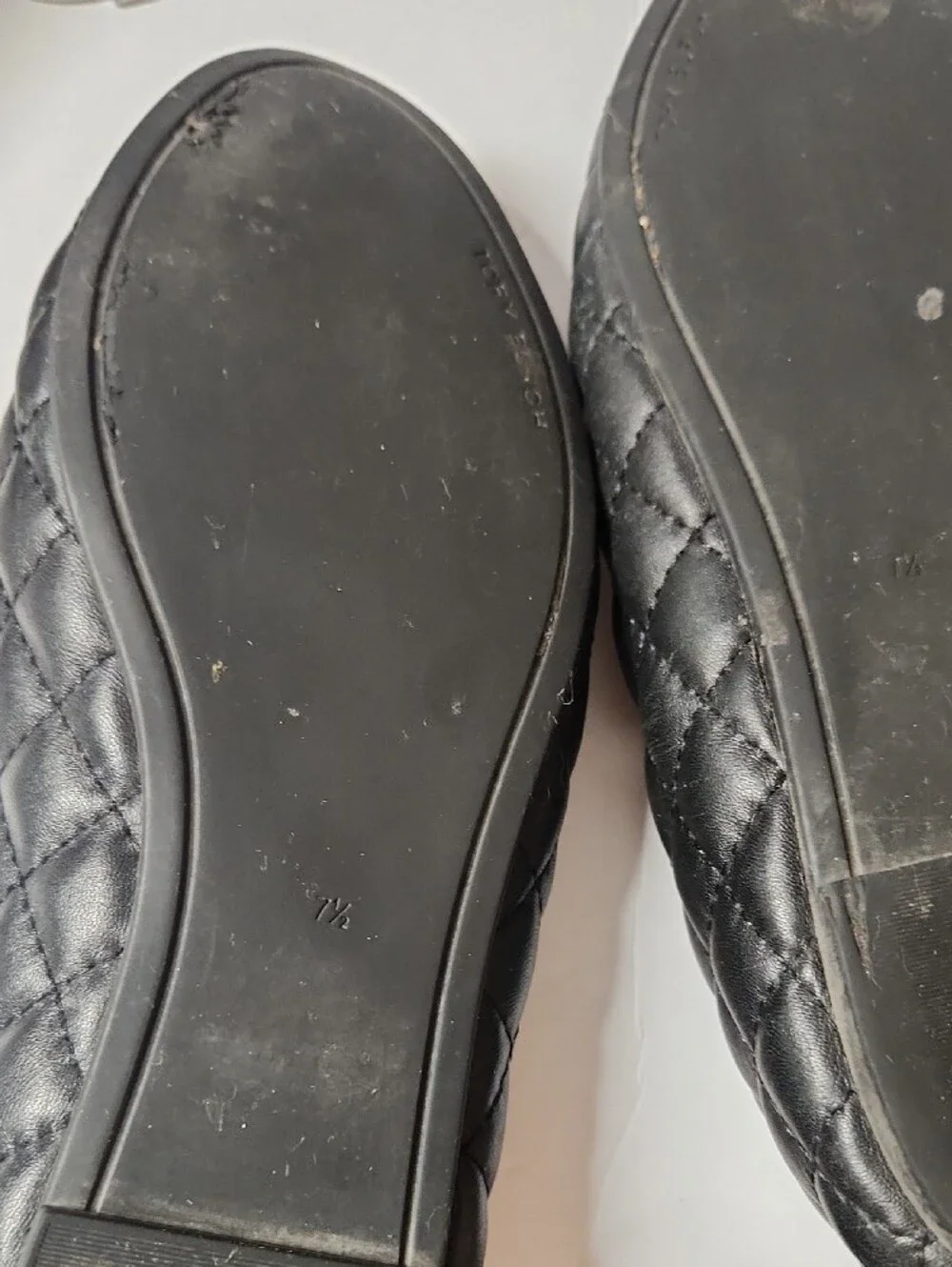 Tory Burch Quilted Ballet Flats Size  7.5